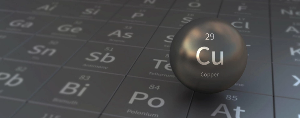 Intercept Technology™ - Copper Particles Interacting with Gases.