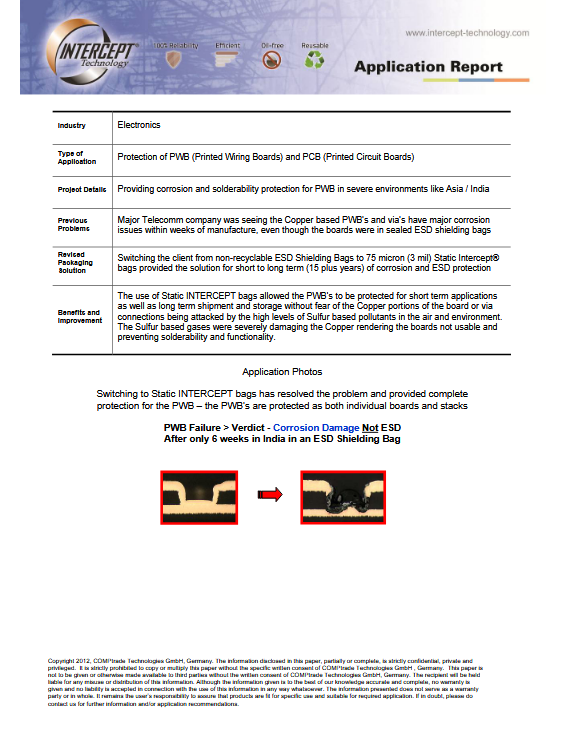 Intercept Technology™ - View Details About Our ESD Protection PDF